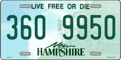 NH license plate 3609950