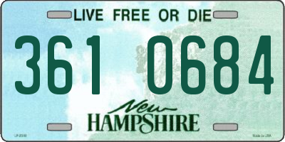 NH license plate 3610684
