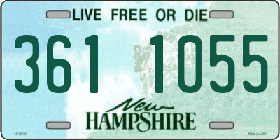 NH license plate 3611055