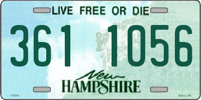 NH license plate 3611056
