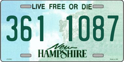 NH license plate 3611087