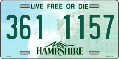 NH license plate 3611157