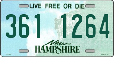 NH license plate 3611264