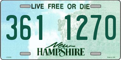 NH license plate 3611270