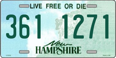 NH license plate 3611271
