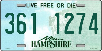 NH license plate 3611274