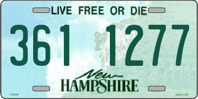 NH license plate 3611277
