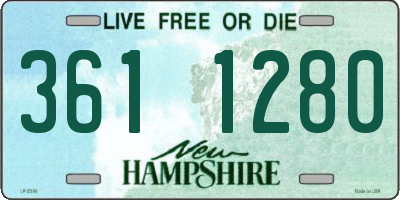 NH license plate 3611280
