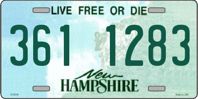 NH license plate 3611283