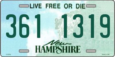 NH license plate 3611319