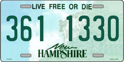 NH license plate 3611330
