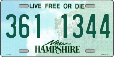 NH license plate 3611344