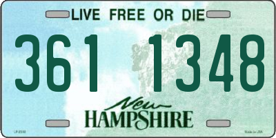 NH license plate 3611348