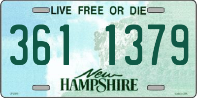 NH license plate 3611379