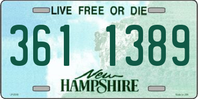NH license plate 3611389