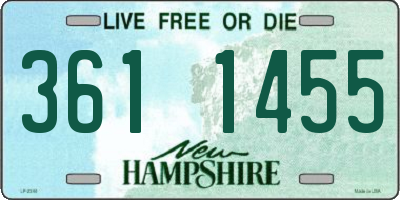 NH license plate 3611455
