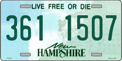NH license plate 3611507