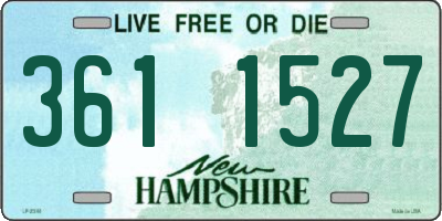 NH license plate 3611527