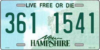 NH license plate 3611541