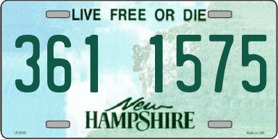 NH license plate 3611575