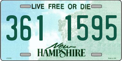 NH license plate 3611595