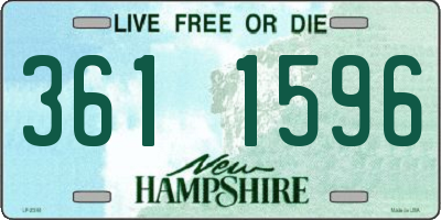 NH license plate 3611596