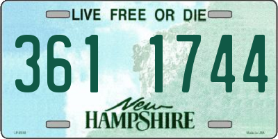 NH license plate 3611744