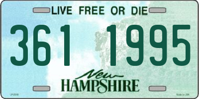 NH license plate 3611995