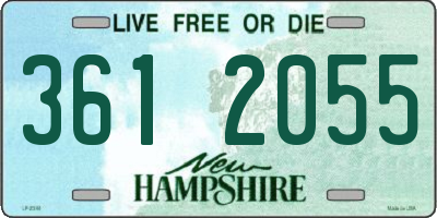 NH license plate 3612055