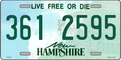 NH license plate 3612595
