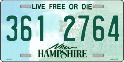 NH license plate 3612764