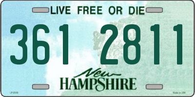 NH license plate 3612811