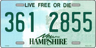 NH license plate 3612855