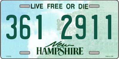 NH license plate 3612911