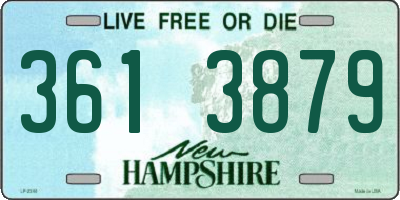 NH license plate 3613879