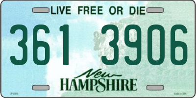 NH license plate 3613906