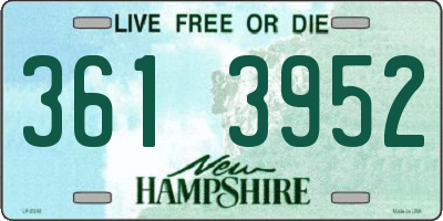 NH license plate 3613952