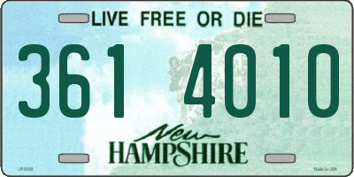 NH license plate 3614010