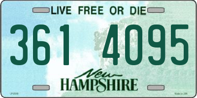NH license plate 3614095