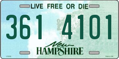 NH license plate 3614101