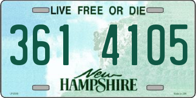 NH license plate 3614105