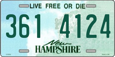 NH license plate 3614124