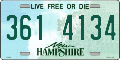 NH license plate 3614134
