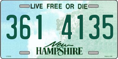 NH license plate 3614135