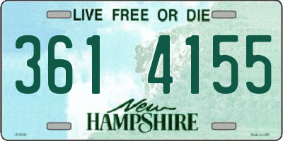 NH license plate 3614155