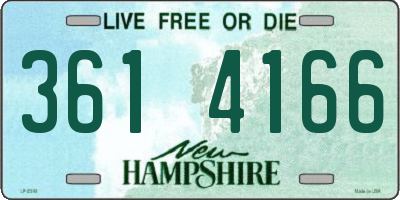 NH license plate 3614166