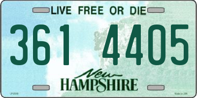 NH license plate 3614405