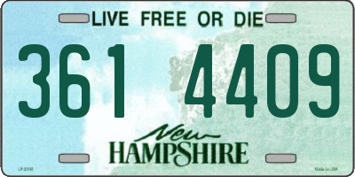 NH license plate 3614409
