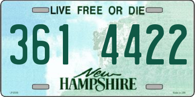 NH license plate 3614422