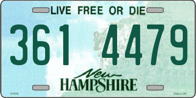 NH license plate 3614479